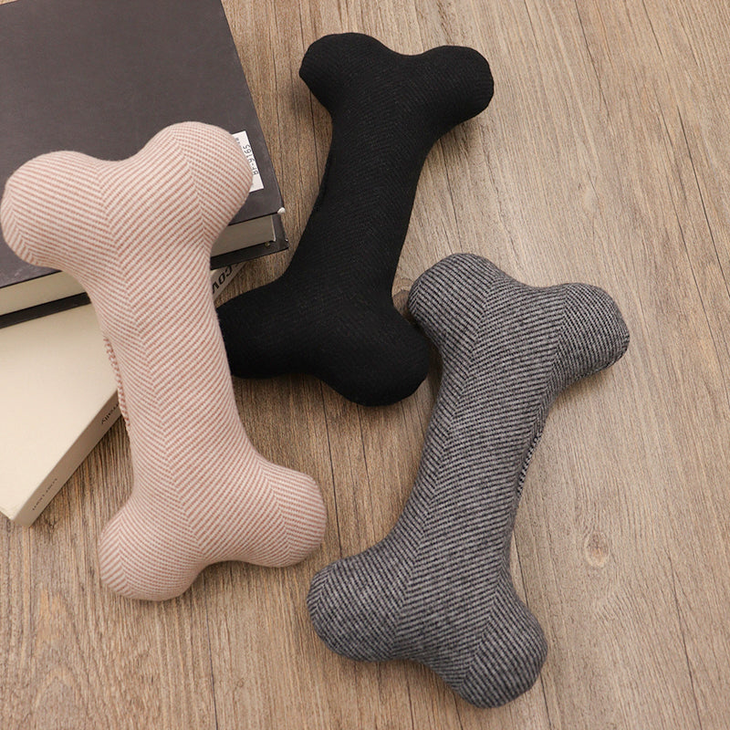 Felt Dog Bone Chew Toy