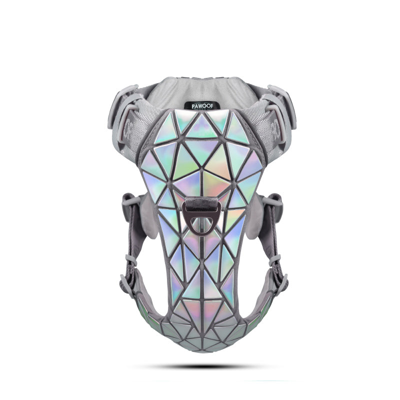 Dog Harness Luxury Shining Collar - Fashionable Pet Walking Accessories
