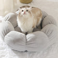 Plush Cat Bedding | Calming Eco-Friendly Soft Donut Cuddler