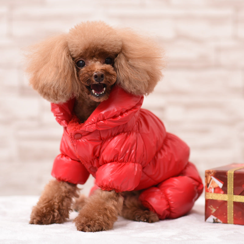 Dog Winter Padded Jacket - Windproof and Waterproof Pet Outerwear